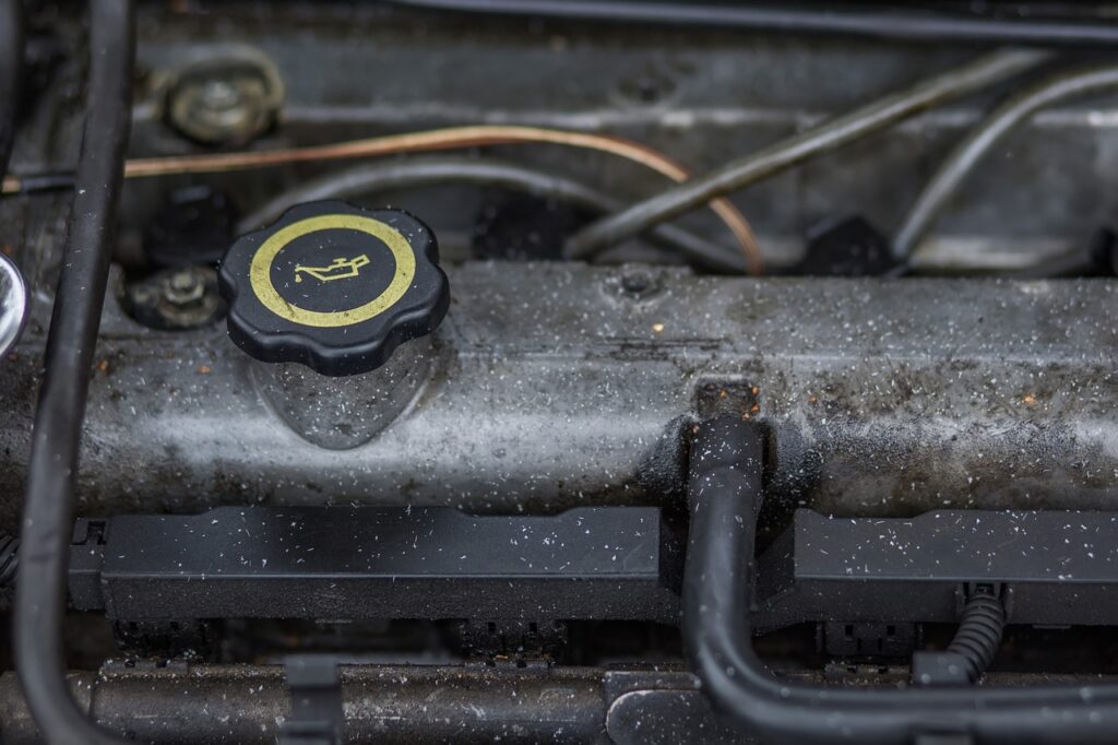 Oil Cap to Change your oil