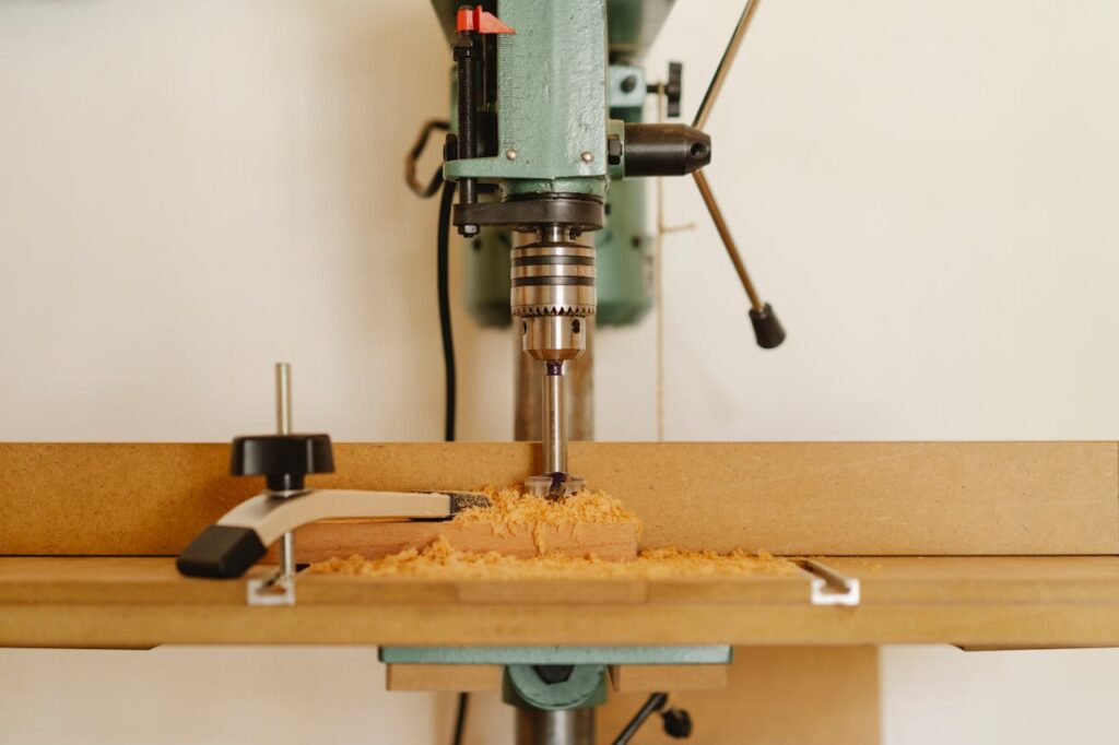 Drill Press for Wood Joinery