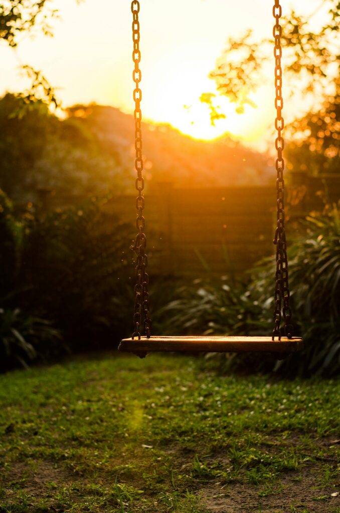 Swing Set for DIY Treehouse