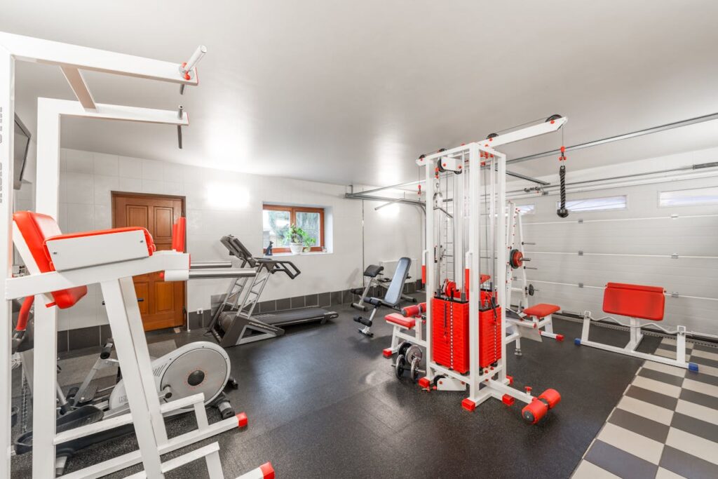 Home Gym in Garage