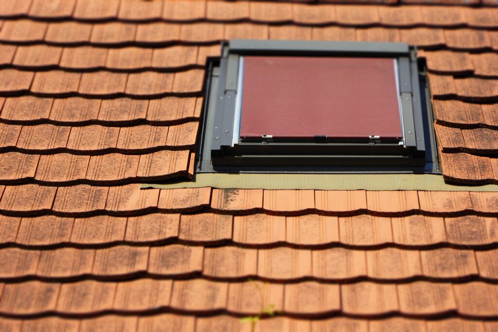 Roof with DIY Skylight