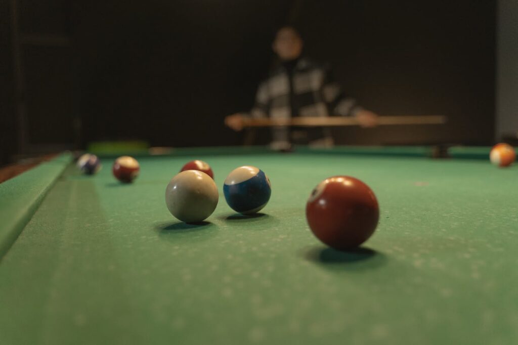 Pool Table in DIY Basement Finishing